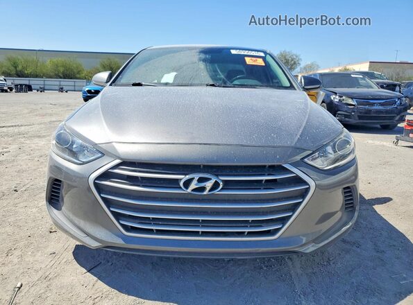 5NPD74LF7JH354171 2018 HYUNDAI ELANTRA Gray Widok z przodu