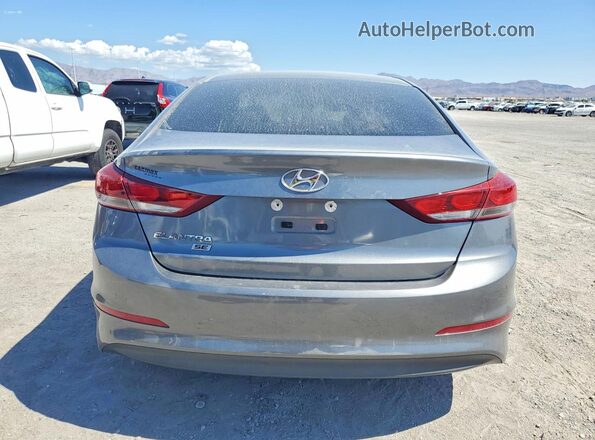 5NPD74LF7JH354171 2018 HYUNDAI ELANTRA Gray Widok z tyłu