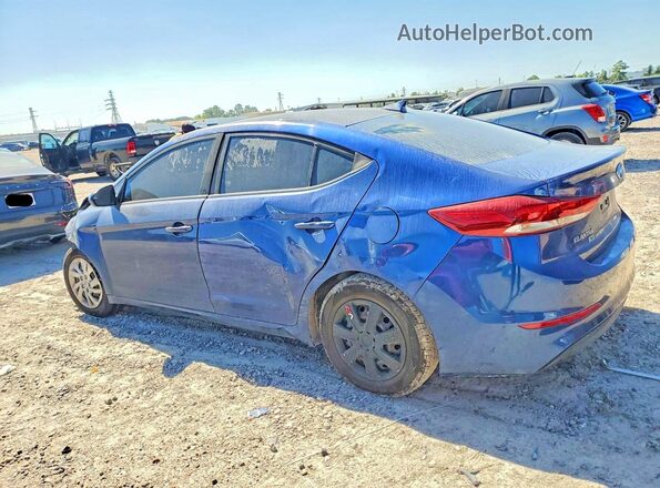 5NPD74LF7JH372332 2018 HYUNDAI ELANTRA Blue Հետևի ձախ