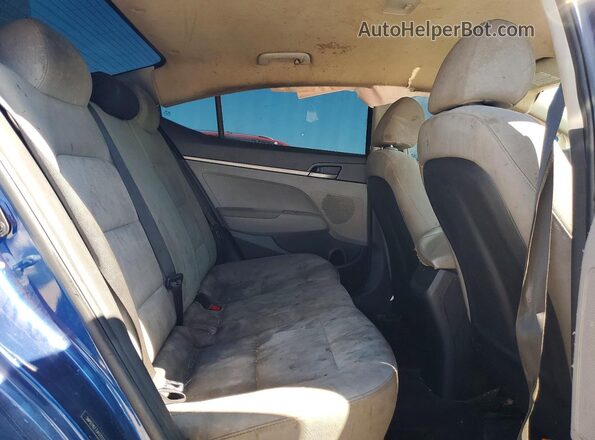 5NPD74LF7JH372332 2018 HYUNDAI ELANTRA Blue Հետևի նստատեղերի տեսք