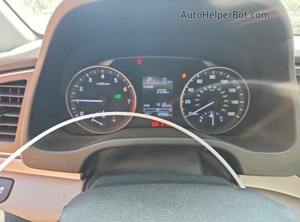 5NPD74LF7JH373495 2018 HYUNDAI ELANTRA Black Vista del cuadro de instrumentos