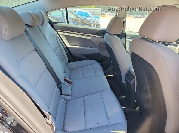 5NPD74LF7JH373495 2018 HYUNDAI ELANTRA Black Vista de los asientos traseros