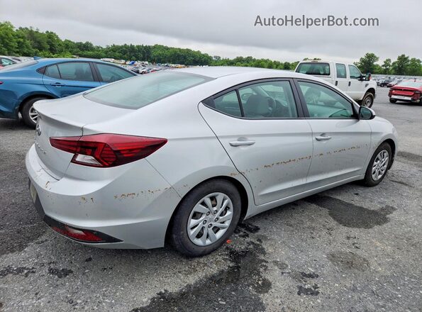 5NPD74LF7KH419439 2019 HYUNDAI ELANTRA Silver Հետևի աջ