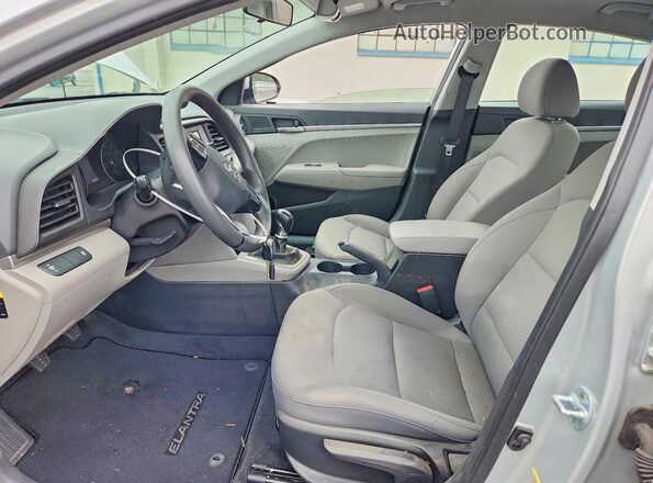 5NPD74LF7KH419439 2019 HYUNDAI ELANTRA Silver Սալոնի դիմացի տեսք