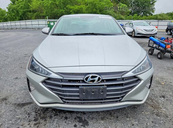 5NPD74LF7KH419439 2019 HYUNDAI ELANTRA Silver Դիմացի տեսք