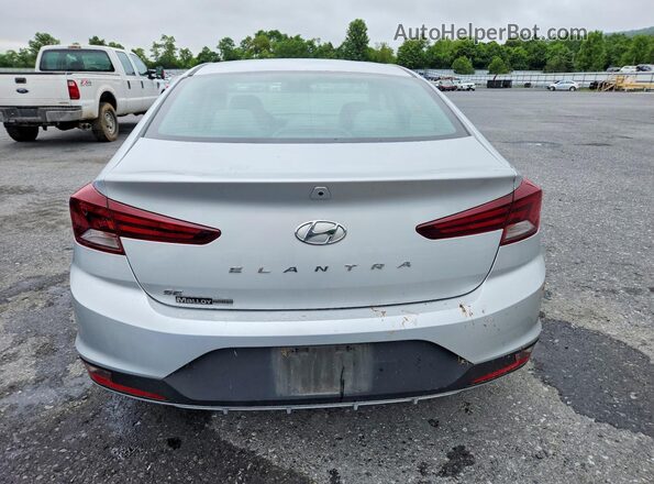 5NPD74LF7KH419439 2019 HYUNDAI ELANTRA Silver Հետևի տեսք
