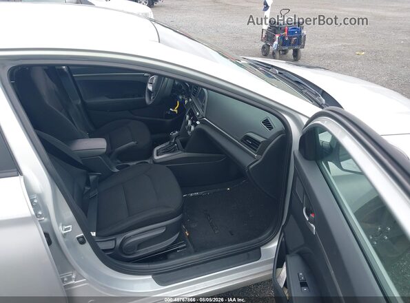 5NPD74LF7KH420803 2019 HYUNDAI ELANTRA Silver Front interior view