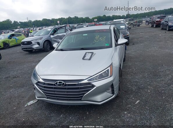 5NPD74LF7KH420803 2019 HYUNDAI ELANTRA Silver Dashboard view