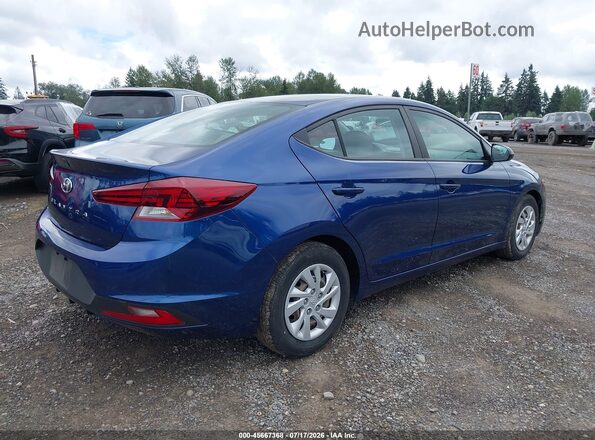5NPD74LF7KH440727 2019 HYUNDAI ELANTRA Blue Rear right