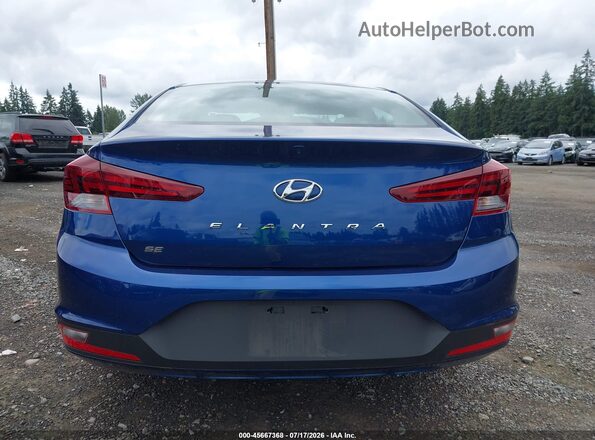 5NPD74LF7KH440727 2019 HYUNDAI ELANTRA Blue 