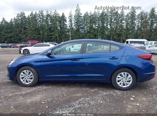 5NPD74LF7KH440727 2019 HYUNDAI ELANTRA Blue 360 interior view