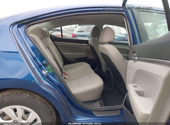 5NPD74LF7KH440727 2019 HYUNDAI ELANTRA Blue VIN sticker view