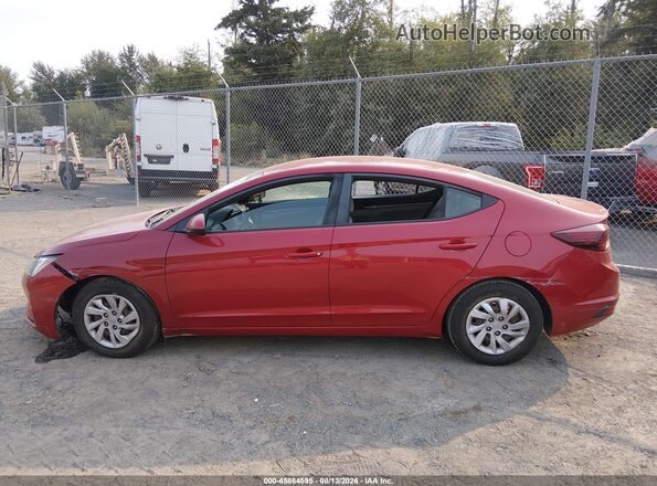 5NPD74LF7KH442655 2019 HYUNDAI ELANTRA Красный Панорамный вид салона 360°