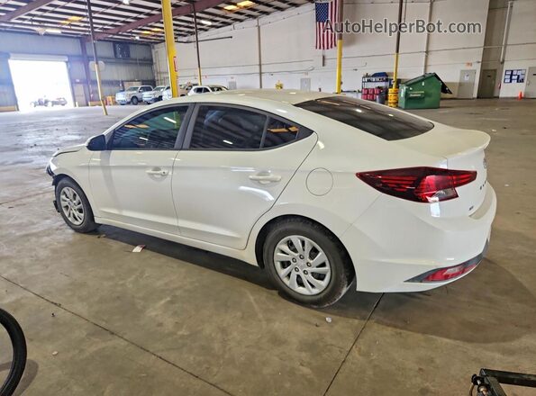 5NPD74LF7KH448097 2019 HYUNDAI ELANTRA White უკანა მარცხენა
