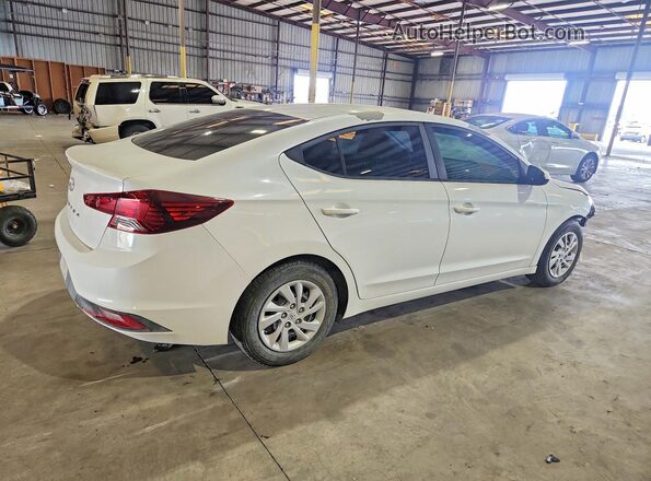 5NPD74LF7KH448097 2019 HYUNDAI ELANTRA White უკანა მარჯვენა