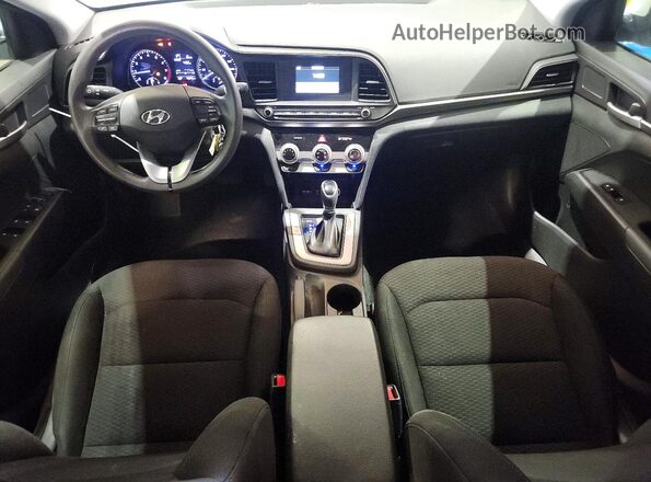 5NPD74LF7KH448097 2019 HYUNDAI ELANTRA White წინა პანელის ხედი