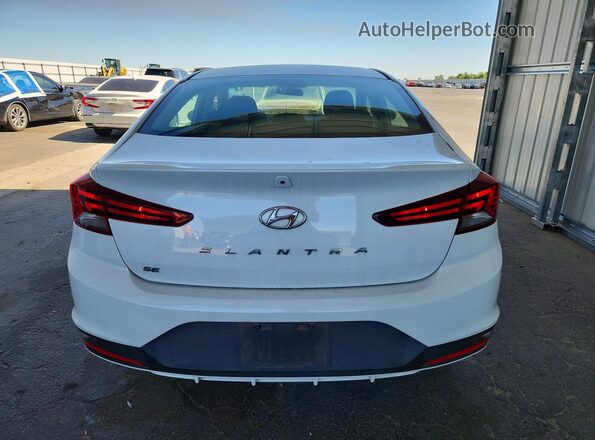 5NPD74LF7KH453705 2019 HYUNDAI ELANTRA Белый Вид сзади