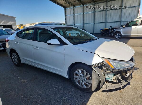 5NPD74LF7KH453705 2019 HYUNDAI ELANTRA Белый Передняя правая четверть