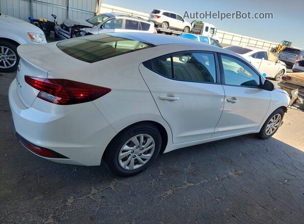 5NPD74LF7KH453705 2019 HYUNDAI ELANTRA Белый Задняя правая четверть
