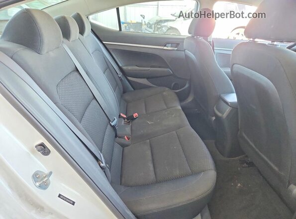 5NPD74LF7KH453705 2019 HYUNDAI ELANTRA Белый Вид задних сидений