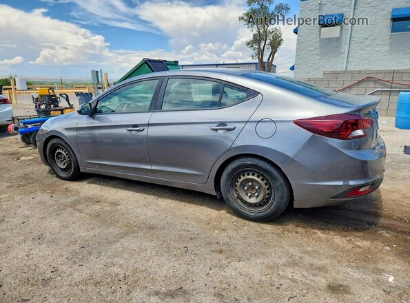 5NPD74LF7KH459469 2019 HYUNDAI ELANTRA Серый Задняя левая четверть