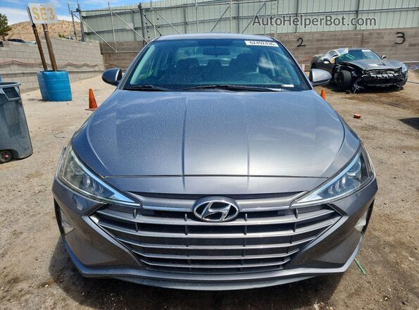 5NPD74LF7KH459469 2019 HYUNDAI ELANTRA Серый Вид спереди