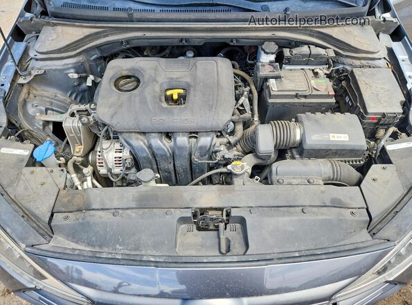 5NPD74LF7KH459469 2019 HYUNDAI ELANTRA Серый Вид задней части салона