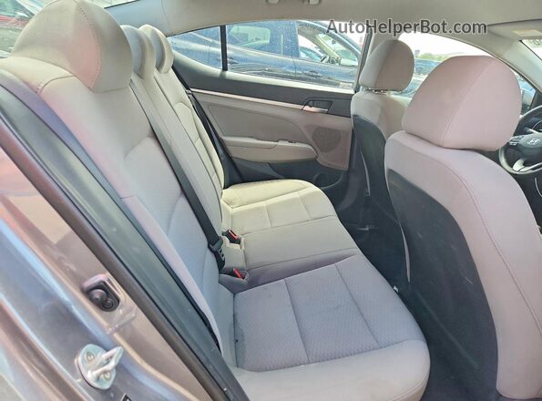 5NPD74LF7KH459469 2019 HYUNDAI ELANTRA Серый Вид задних сидений