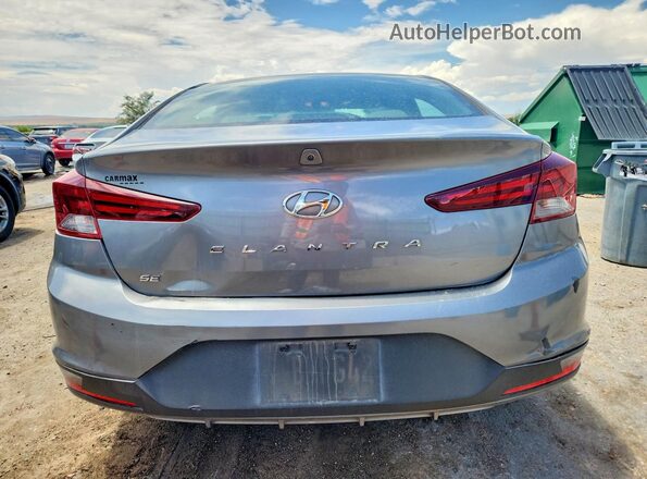 5NPD74LF7KH459469 2019 HYUNDAI ELANTRA Серый Вид сзади