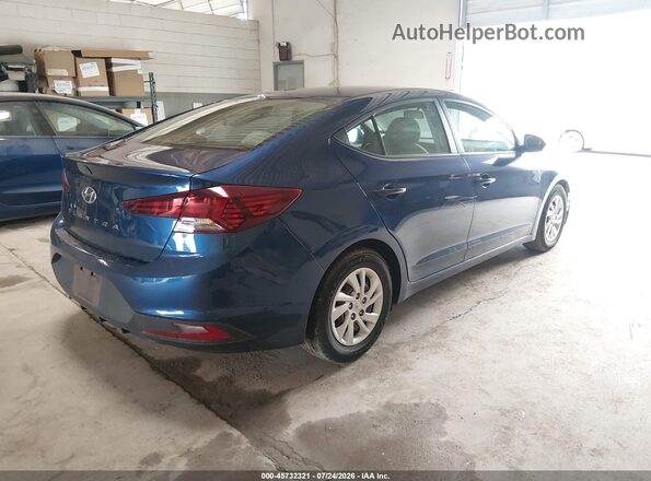 5NPD74LF7KH488907 2019 HYUNDAI ELANTRA Blue უკანა მარჯვენა