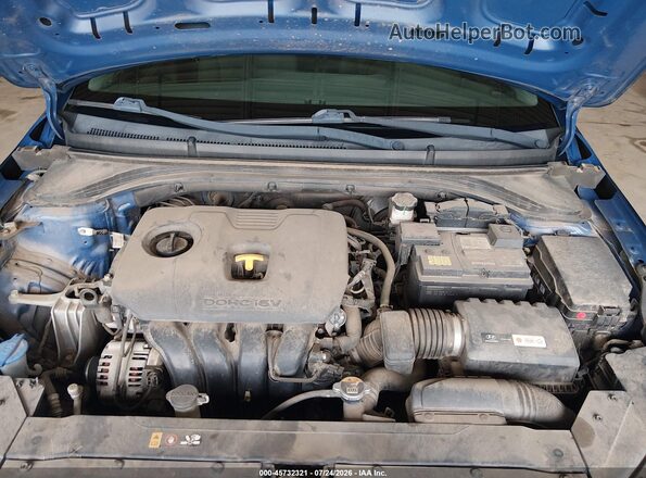 5NPD74LF7KH488907 2019 HYUNDAI ELANTRA Blue უკანა ხედი