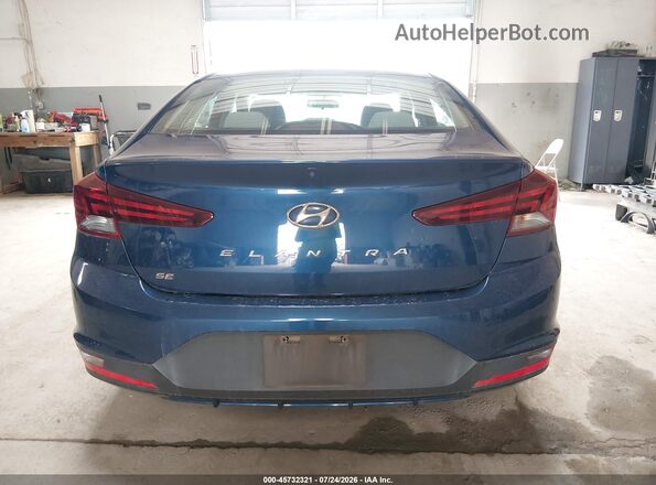 5NPD74LF7KH488907 2019 HYUNDAI ELANTRA Blue 