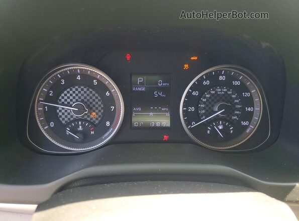 5NPD74LF7KH496196 2019 HYUNDAI ELANTRA Black Սարքավորումների վահանակի տեսք