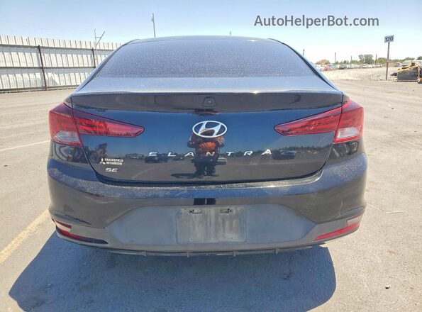 5NPD74LF7KH496196 2019 HYUNDAI ELANTRA Black Հետևի տեսք