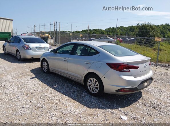 5NPD74LF7KH498000 2019 HYUNDAI ELANTRA Silver Հետևի ձախ