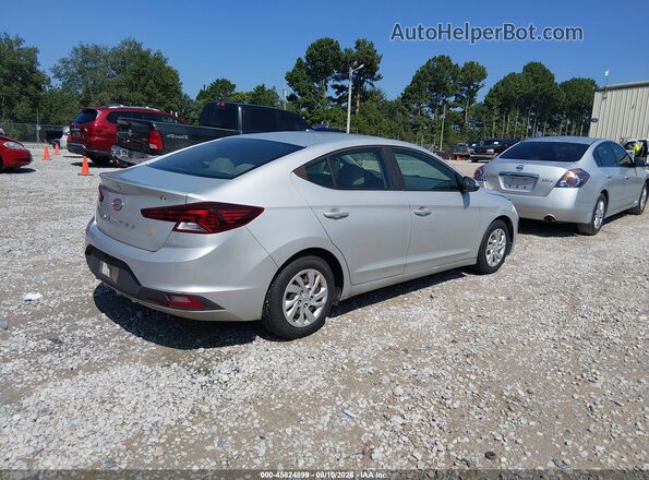 5NPD74LF7KH498000 2019 HYUNDAI ELANTRA Silver Հետևի աջ