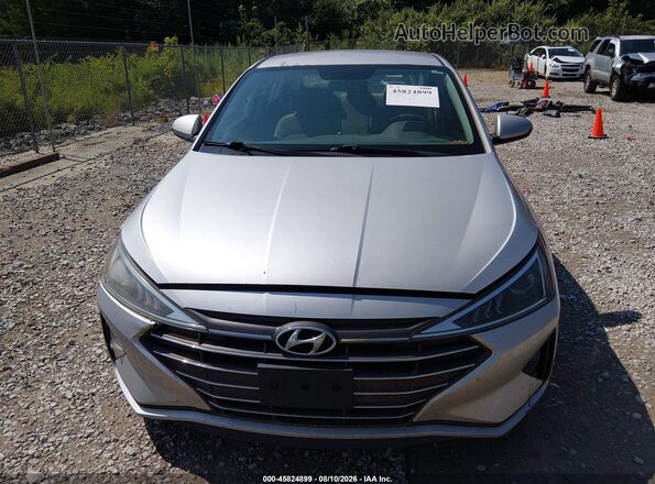 5NPD74LF7KH498000 2019 HYUNDAI ELANTRA Silver Սարքավորումների վահանակի տեսք