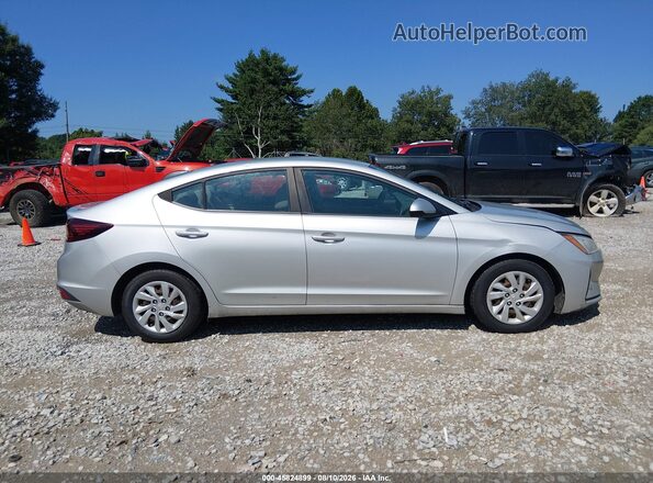 5NPD74LF7KH498000 2019 HYUNDAI ELANTRA Silver Սալոնի հետևի տեսք
