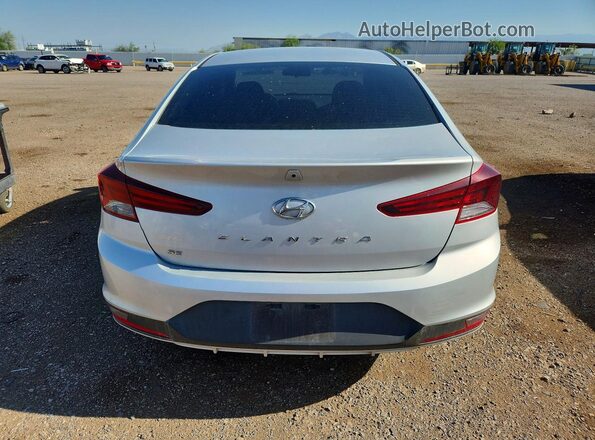 5NPD74LF7LH498158 2020 HYUNDAI ELANTRA Silver Rear view
