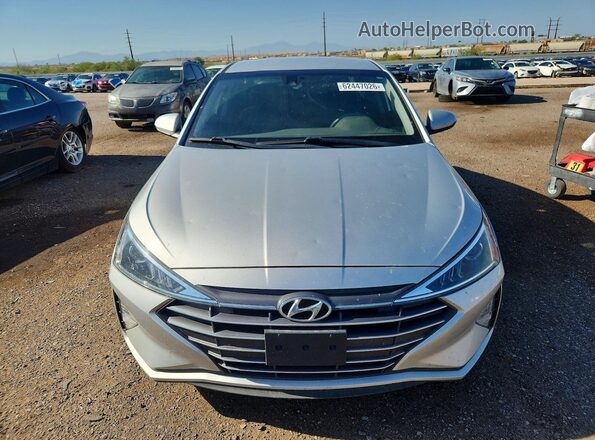 5NPD74LF7LH498158 2020 HYUNDAI ELANTRA Silver Front view