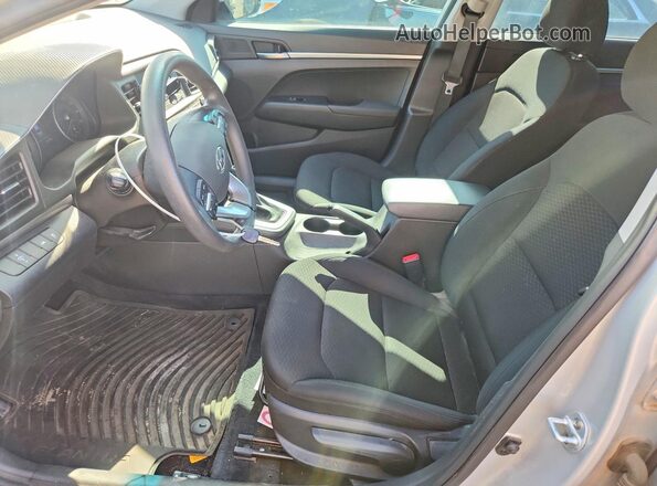 5NPD74LF7LH498158 2020 HYUNDAI ELANTRA Silver Front interior view