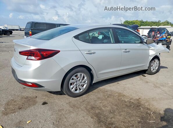 5NPD74LF7LH528338 2020 HYUNDAI ELANTRA Silver Rear right