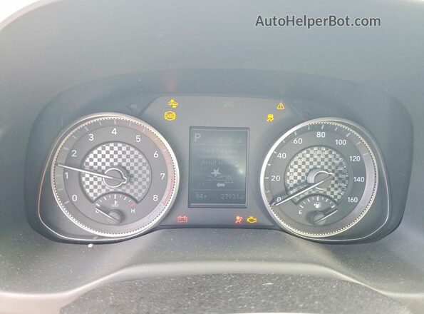 5NPD74LF7LH528338 2020 HYUNDAI ELANTRA Silver Instrument cluster view