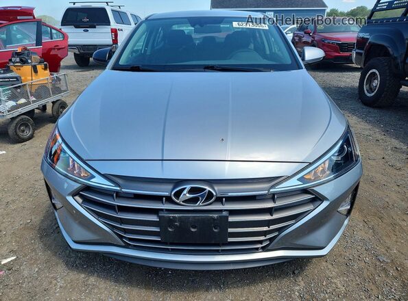 5NPD74LF7LH587129 2020 HYUNDAI ELANTRA Silver წინა ხედი