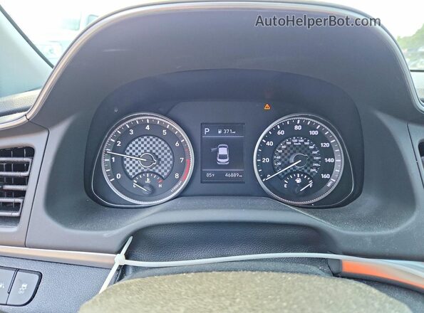 5NPD74LF7LH587129 2020 HYUNDAI ELANTRA Silver ხელსაწყოთა პანელის ხედი