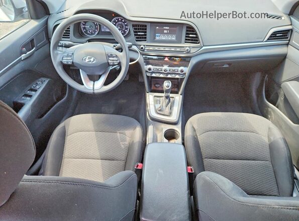 5NPD74LF7LH587129 2020 HYUNDAI ELANTRA Silver წინა პანელის ხედი