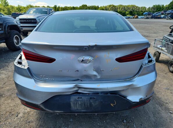 5NPD74LF7LH587129 2020 HYUNDAI ELANTRA Silver უკანა ხედი