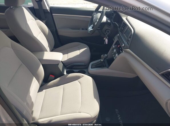 5NPD74LF7LH601000 2020 HYUNDAI ELANTRA Silver Widok wnętrza z przodu