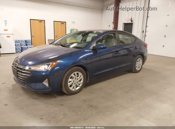 5NPD74LF7LH601109 2020 HYUNDAI ELANTRA Blue Vista tres cuartos delantera izquierda