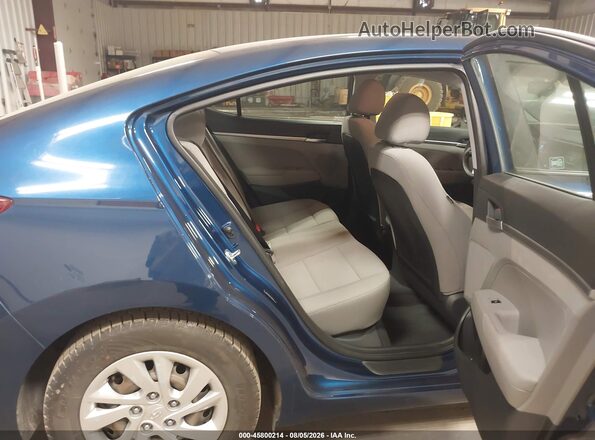 5NPD74LF7LH601109 2020 HYUNDAI ELANTRA Blue Vista de la etiqueta del VIN